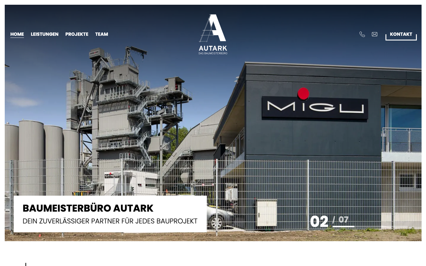 Baumeisterbüro AUTARK – Projektvorschau