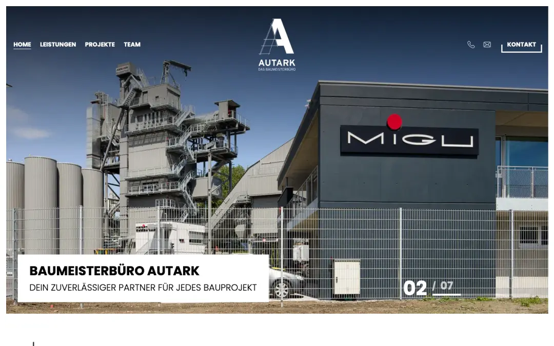 Baumeisterbüro AUTARK – Projektvorschau
